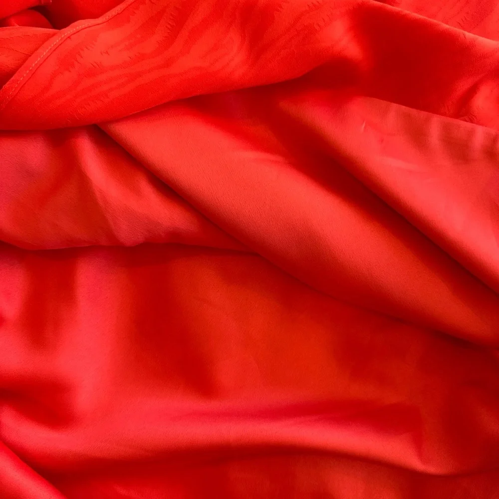 House Of Harlow x Revolve Georgeta Printed Mini Dress in Bright Coral - Picture 12 of 14